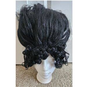 Bride of Frankenstein Wig with Curly Bangs